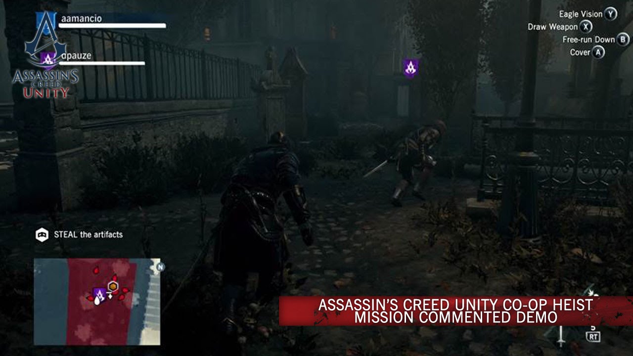 Assassins-Creed-Unity-Co-op-Heist-Mission-Commented-Demo Assassin's Creed Unity - Co-op Heist Mission Commented Demo
