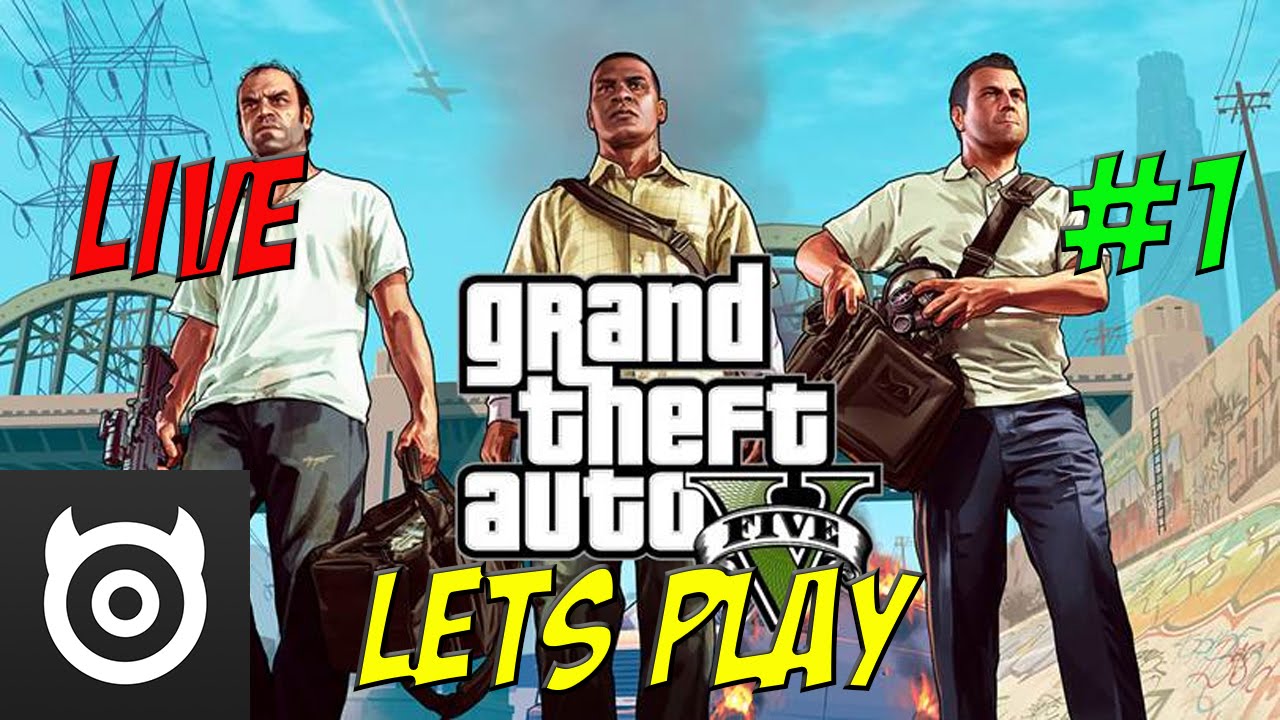 Grand-Theft-Auto-V-Lets-Play-LIVE-1 Grand Theft Auto V - Let's Play LIVE #1