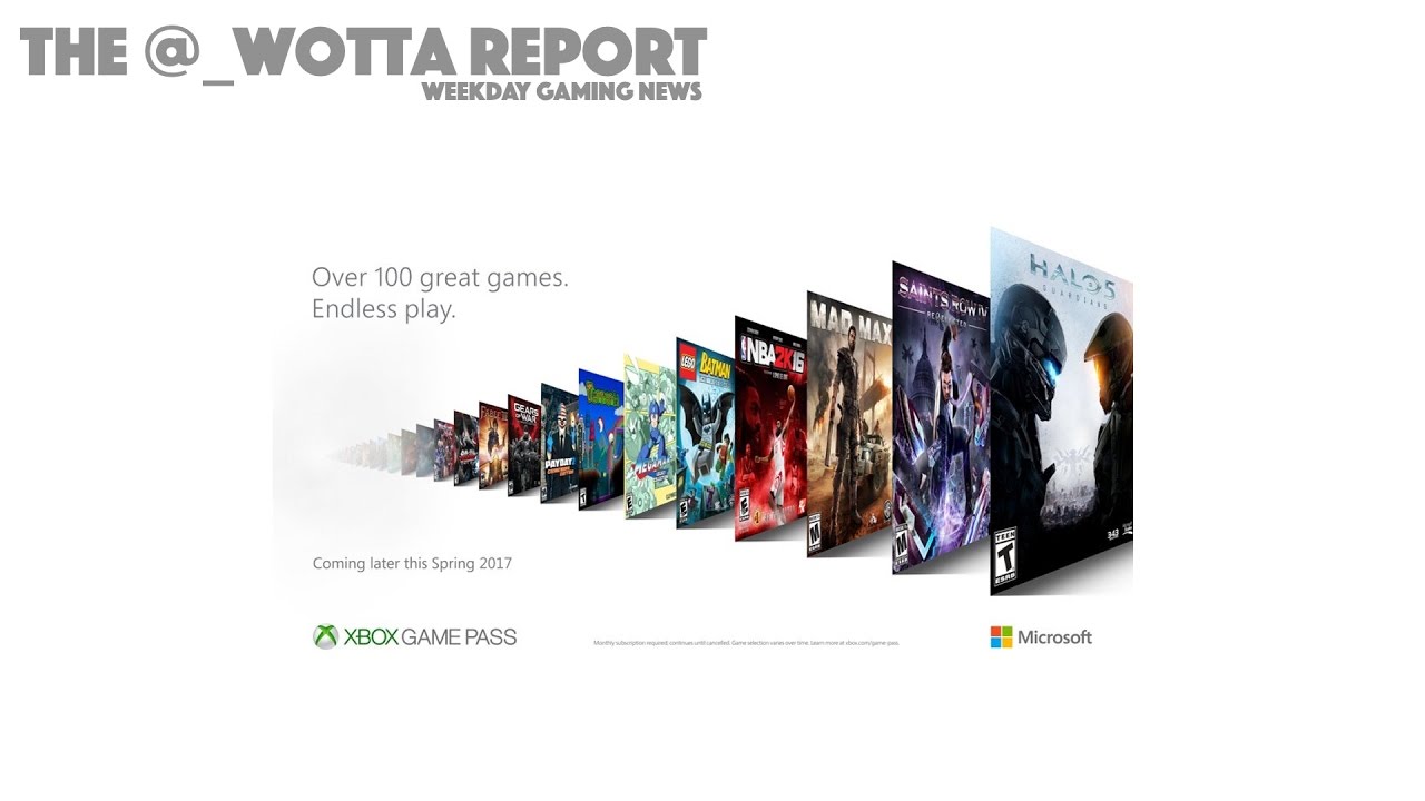 Xbox Game Pass Announced – Weekday Gaming News Feb 28 2017 Xbox Game Pass Announced – Weekday Gaming News Feb 28 2017