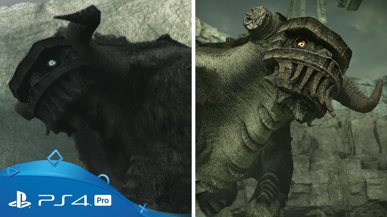 Shadow of the Colossus PS2, PS3 and PS4 Comparison