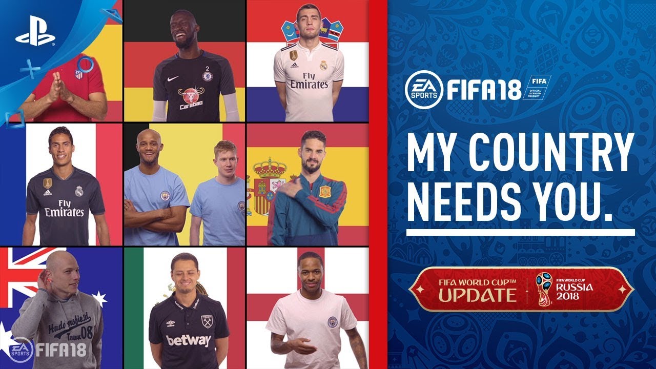 FIFA 18 World Cup – My Country Needs You Trailer FIFA 18 World Cup – My Country Needs You Trailer