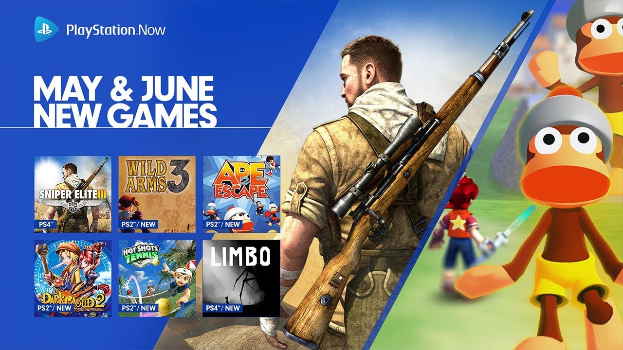PlayStation Now – May & June 2018 Update