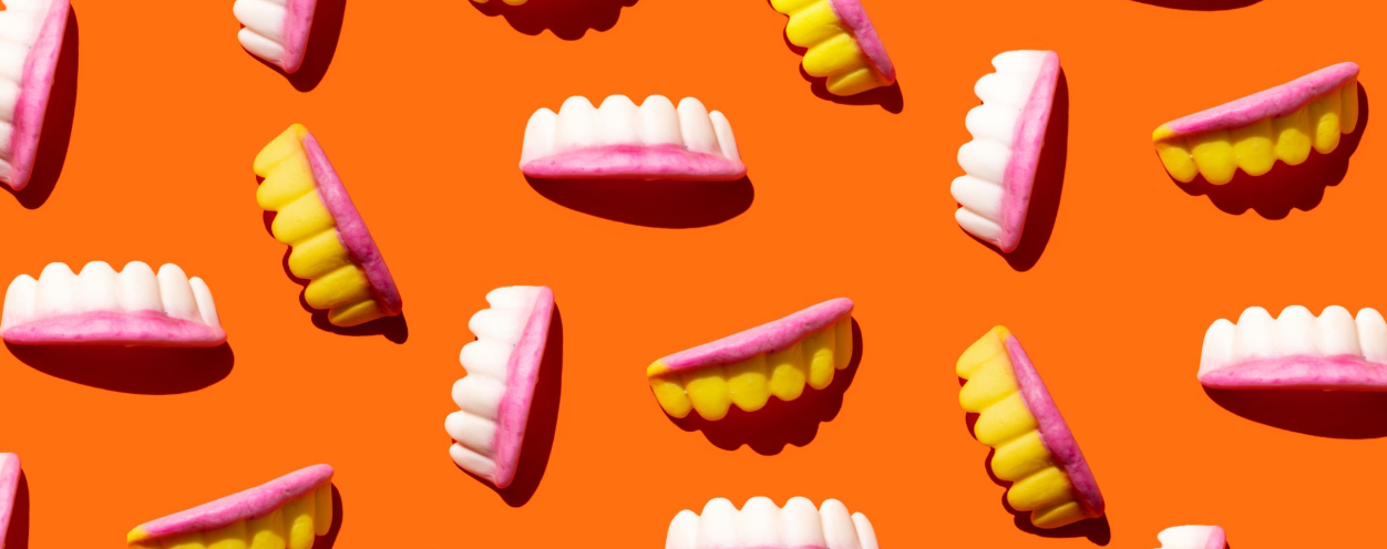 Screenshot 2021-10-25 at 15-58-07 Vampire teeth Halloween jelly beans pattern on orange background Screenshot 2021-10-25 at 15-58-07 Vampire teeth Halloween jelly beans pattern on orange background