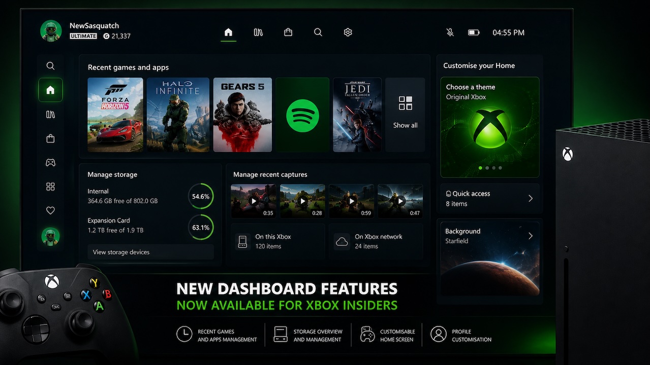 xbox dash update