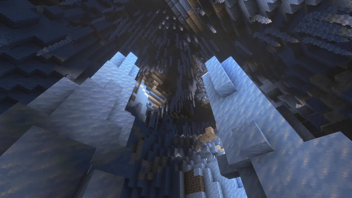 minecraft ice caves minecraft ice caves